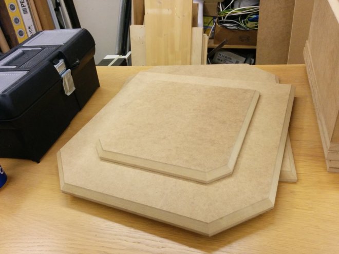 I chamfered some edges