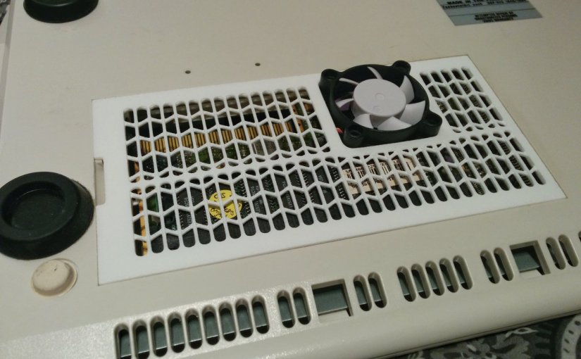 CPU fan mounted in my Amiga&nbsp;1200