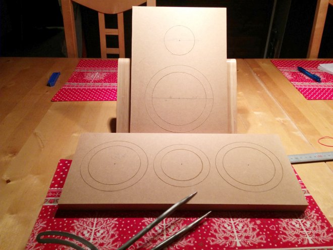 Center and surround circles